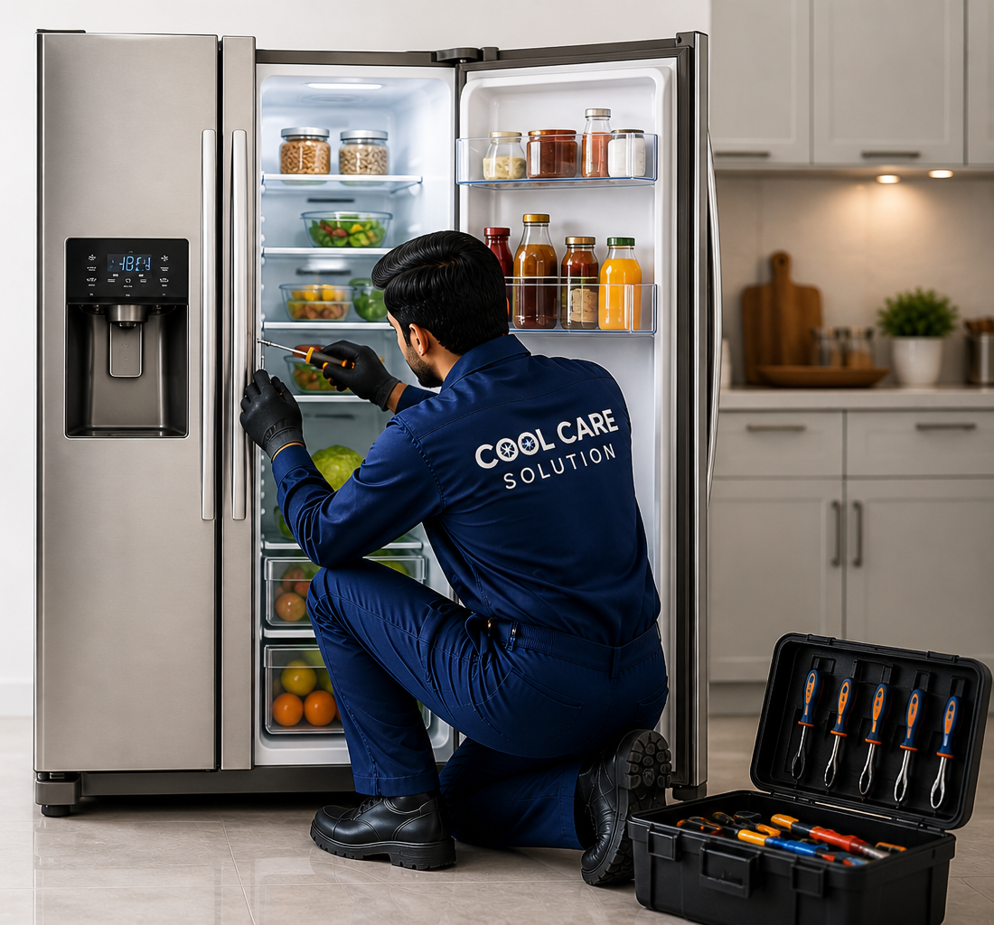 Side by side fridge repair